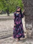 Floral Fox Georgette Anarkali With Dupatta